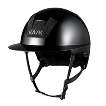 KASK Kooki Lady ridhjälm Svart Glans med Swarovski 